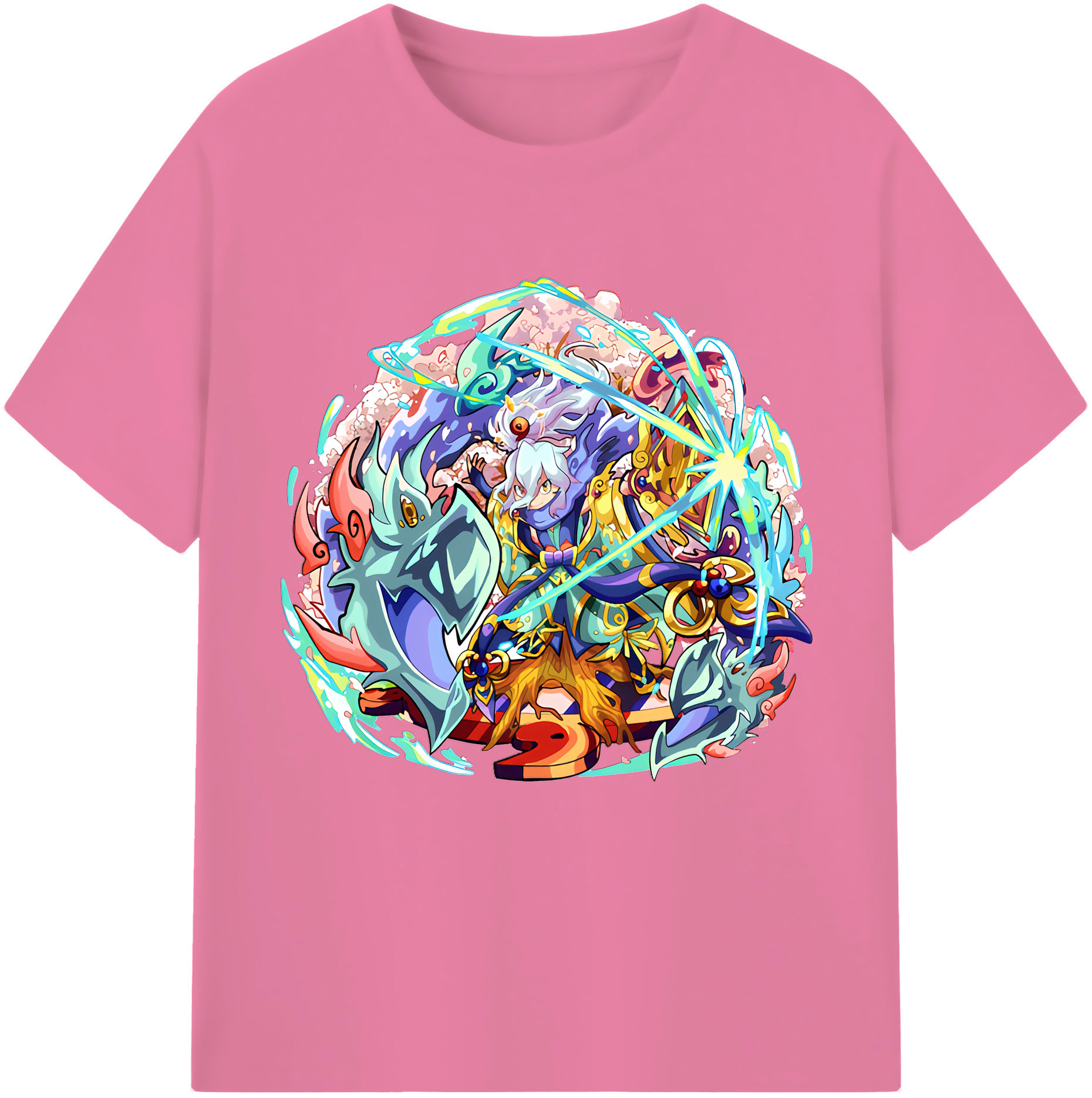 （画像用） 妖怪ウォッチ Yo-kai Watch 綿100％半袖Tシャツ（フロントプリント）